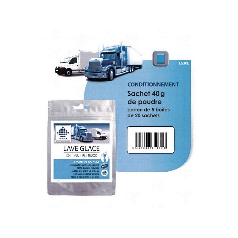 Lave Glace été sachets 40 g Lave Glace été sachets 40 g