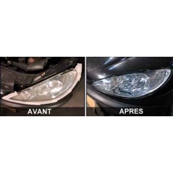 Comparaison de l'optique avant et après traitement