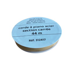 CORDE A PIANO CARREE 0.6 X 0.6 MM